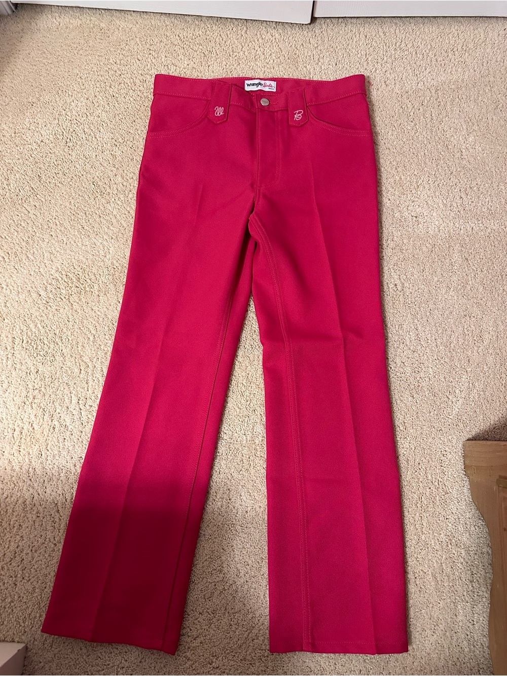 Barbie x Wrangler Bright Pink Women’s Straight-Leg Jeans